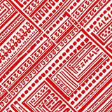 Cane Stripe with Peppermint Spiral Accents(Red)