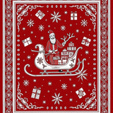 Merry Gift Delivery Sleigh Decorative(Red)