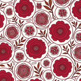 Floral Bloom Spiral(Red)