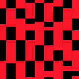 Vintage Grid with Retro Check Style(Red)