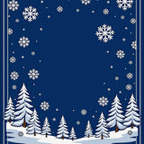 Joyful Winter Wonderland Semi Arc Doorway Greeting Decoration(Blue)