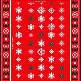 Merry Bright Yuletide Decorative Accent Print(Red)