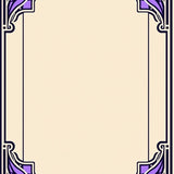 Art Design Showcasing Symmetrical Fan Motifs(Ivory)