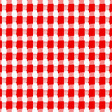 Merry Gingham Door with Vintage Picnic Blanket Inspiration(Red)
