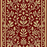 Amber Woodland Canopy Interlocking Foliage Ornament(Red)