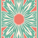 Boho Sunburst Mosaic with Modern Pastel Accents(Red)