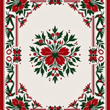 Vintage Yuletide Botanical(Red)