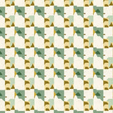 Artisan Interlocking with Unique Green Checked Accents(Beige)