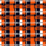 Highland Tartan Crosshatch Elegant Seasonal(Orange)