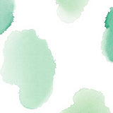 Abstract Watercolor Splash Motif Machine Floor Covering(Green)