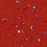 Swirling Galaxy Spiral with Starburst Contemporary Art(Red)