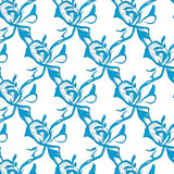 Petal Bloom Cascade Elegant Floral Accent(Blue)