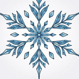Snowflake Medallion Christmas Indoor Floor Winter Wonderland(Blue)