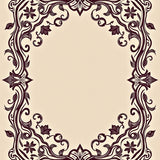 Classic Damask Scroll with Flourishing Vinework and Baroque Details(Beige)
