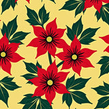 Poinsettia Blossom Arrangement Seasonal Floral Decorative(Yellow)