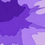 Abstract Watercolor Splash with Gradient Ombre Transitions(Purple)