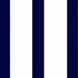 Modern Kitchen Rug with Blue and White Stripe Design(Blue)