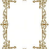 Vintage Damask Flourish Ornamental Baroque Palace Tapestry Style(Brown)