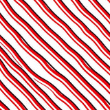Modern Chevron Wave Design Featuring Angles and Rhythmic Flow(Red)