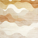 Abstract Animal Inspired Design Featuring Muted Earth Tone Palette(Beige)