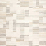 Modern Geometric Area Abstract Beige and Cream(Beige)