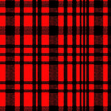 Merry Checkered Decorative Statement(Red)
