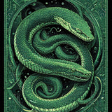 Cthulhu Inspired Snake Bath Mat with Unique Gothic Tentacle(Green)