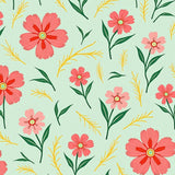 Blooming Garden Petal Dance Floral(Pink)