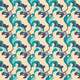 Modern Mirage Unique Interlocking Design(Beige)