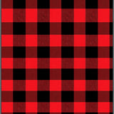 Woodland Crosshatch Gingham Accent(Red)