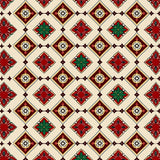 Boho Patchwork with Interlocking Floral and Designs(Beige)