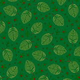 Festive Pinecone Swirl Holiday Textured(Green)