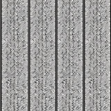 Artisan Stripe Minimalist Monochrome Motif(Black)