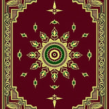 Gilded Goblin Interlocking Medallions with Flourish(Red)