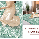Vibrant Tiled Medallion(Green)