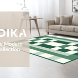 Modern Chic Checkerboard Aesthetic(Green)
