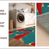 Stylish Red Fish Front Door Accent Mat(Red)