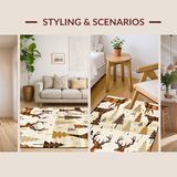 Whimsical Natural Hide Motif(Beige)