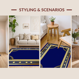 Chic Symmetrical Navy Composition(Blue)