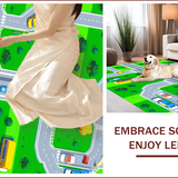 Vibrant Cityscape Playful(Green)