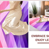 Gradient Colorful Abstract Composition(Purple)