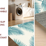 Stylish Coastal Inspired Leaf Print(Beige)
