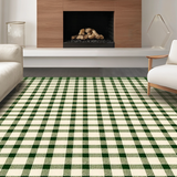 Rustic Checkered Texture Elegance(Green)