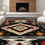 Artful Southwestern Textile Illustration(Black)