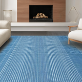 Elegant Geometric Herringbone Texture(Blue)
