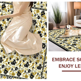 Stylish Black Floral Embellishment(Beige)