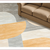 Ultra Soft Area Rug, Non Slip, Stain Resistant, Washable Area Rugs for Living Room, Bedroom, Abstract Serenity Zen Haven Rug(Beige) - ODIKA