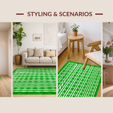 Lively Contemporary Scallop Design(Green)