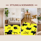 Minimalist Cute Feline Aesthetic(Yellow)