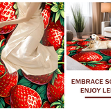 Vibrant Retro Strawberry Motif(Red)